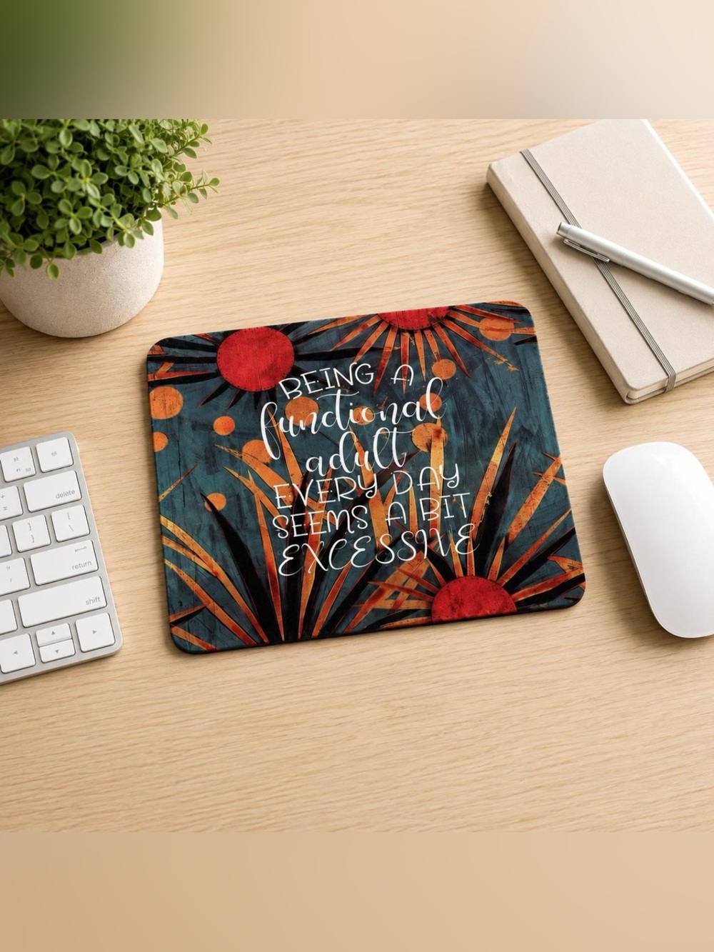 NWT Functional Adult Mousepad | Funny Office Desk Decor